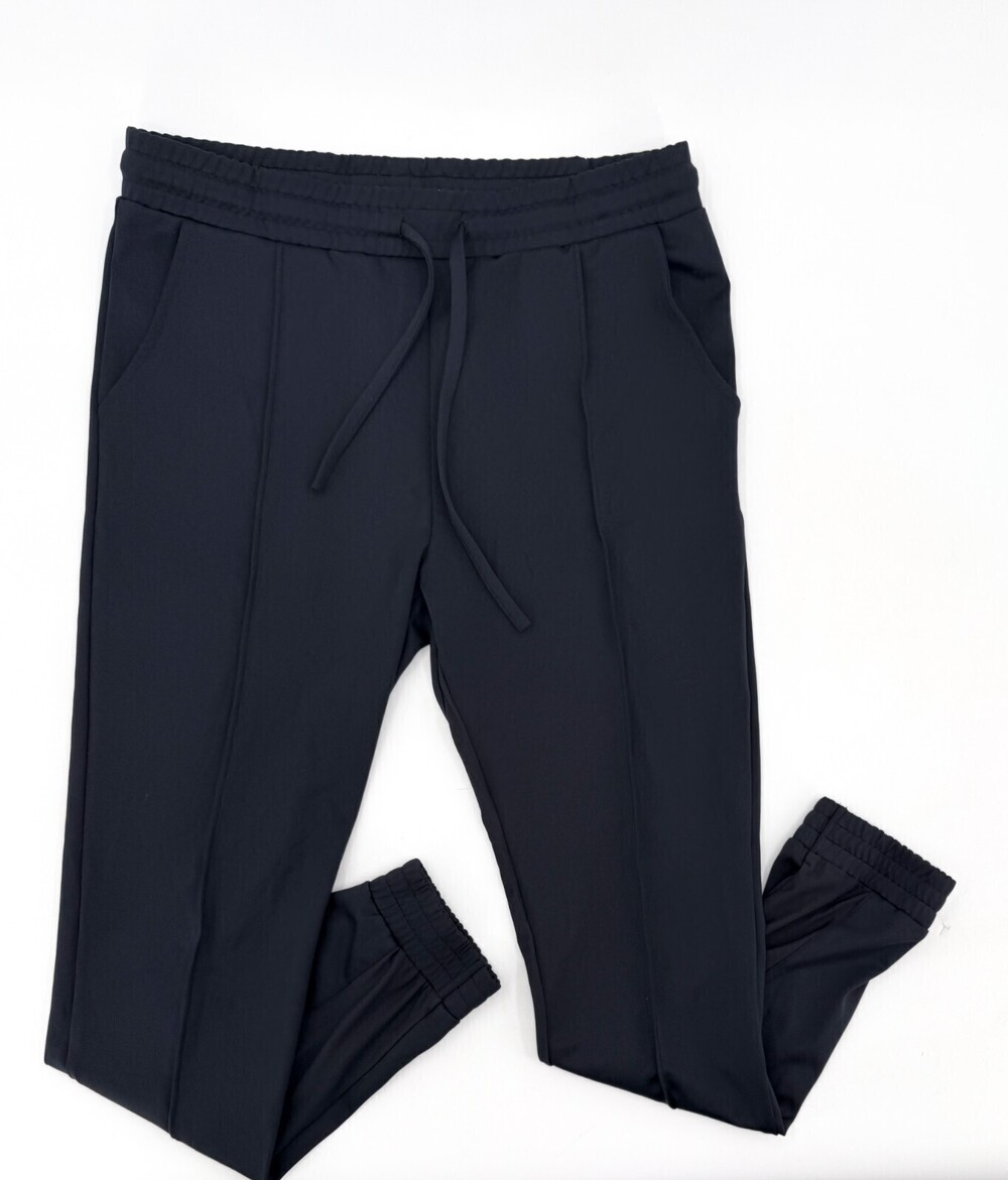 BuffBunny Pants Womens extra Large Navy Pull on Jogger tapered Pockets Workout